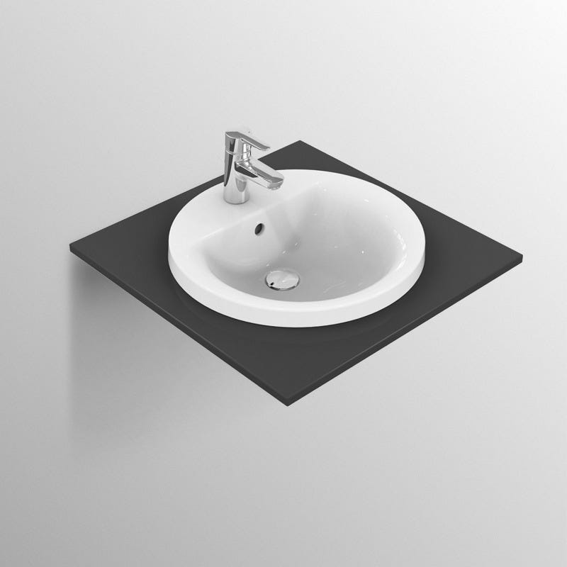 Ideal Standard CONNECT Connect lavabo à encastrer rond 380 x 165 x 380 mm,blanc (E504101) 3