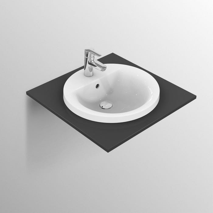 Ideal Standard CONNECT Connect lavabo à encastrer rond 380 x 165 x 380 mm,blanc (E504101) 3