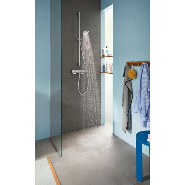 Set de douche Vario Croma Select E avec barre Unica'Croma 90 cm blanc/chromé Hansgrohe 3