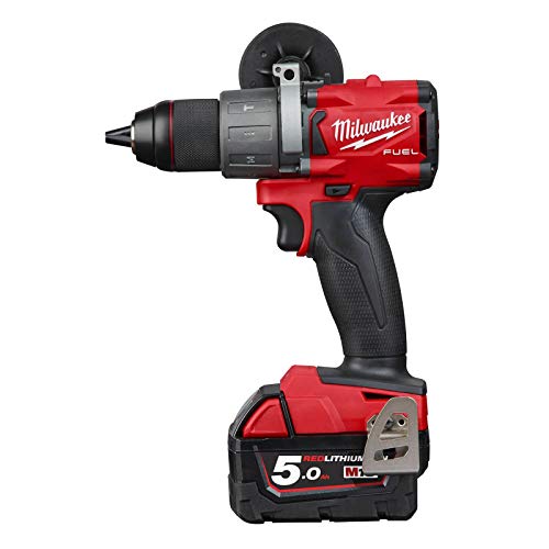 Perceuse à percussion MILWAUKEE M18 FUEL FPD2-502X - 2 batteries 5.0 Ah - 1 chargeur - 4933464264 5
