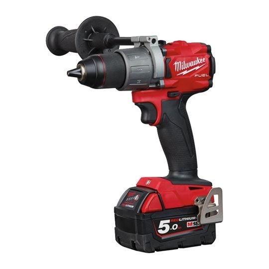 Perceuse à percussion MILWAUKEE M18 FUEL FPD2-502X - 2 batteries 5.0 Ah - 1 chargeur - 4933464264 1
