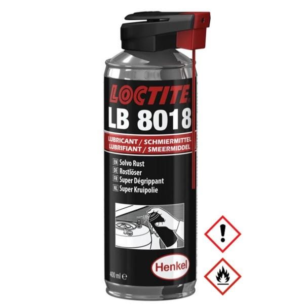 LOCTITE LB 8018 SUPER DEGRIPPANT LUBRIFIANT CARTON DE 12 x 400 ml 1