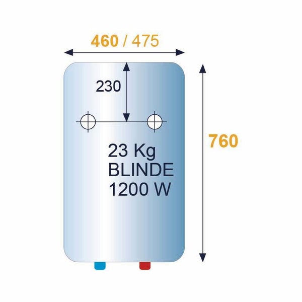 Chauffe-eau électrique NEOTHERME 100L vertical résistance blindée
