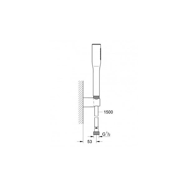 Grohe Euphoria - Douchette Cosmopolitan Stick, chrome 27400000