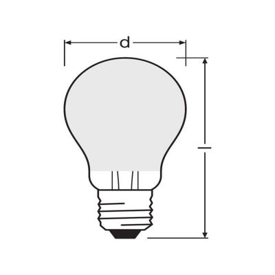 Osram - Ampoule LED Standard verre dépoli - 10W équivalent 100W E27 - Blanc  froid - Ampoules LED - Rue du Commerce