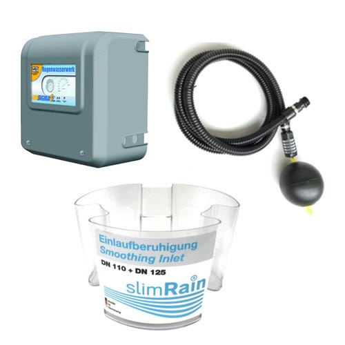 Kit Complet Récupération Eau de Pluie A Enterrer 1500 Litres Pour La Maison DS Eau 1