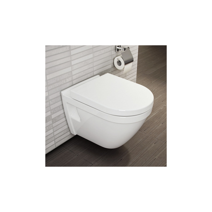 Villeroy & Boch Pack WC bâti-support + Cuvette Vitra S50 + Abattant softclose + Plaque chrome (ViConnectS50-1) 2