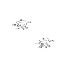 Manchons d'adaptation pour manivelle volet roulant Ø12 1