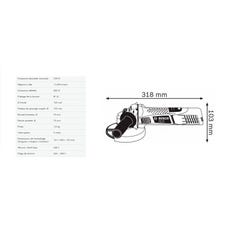 Meuleuse d'angle Bosch GWS 750-125 Professional - BOSCH 0601394001 1