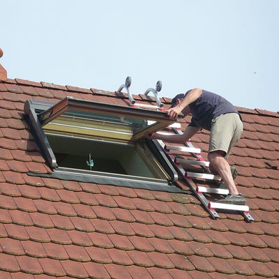 Echelle de toit avec crochet 4m Safety Roof - Hailo France
