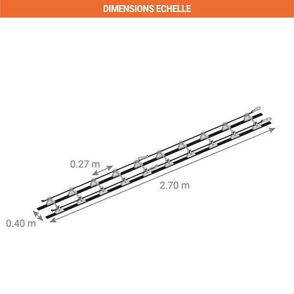 Echelle de toit - Sécurechelle - 100490 1