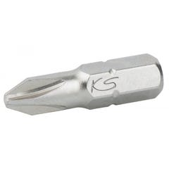 KS TOOLS 911.5134 Embout de vissage PHILLIPS®, L.30 mm - 5/16'' - PH3 1