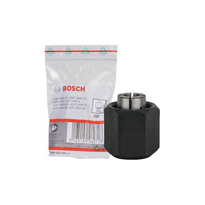 Pince de serrage 8 mm pour défonceuse GMF et GOF Bosch 2