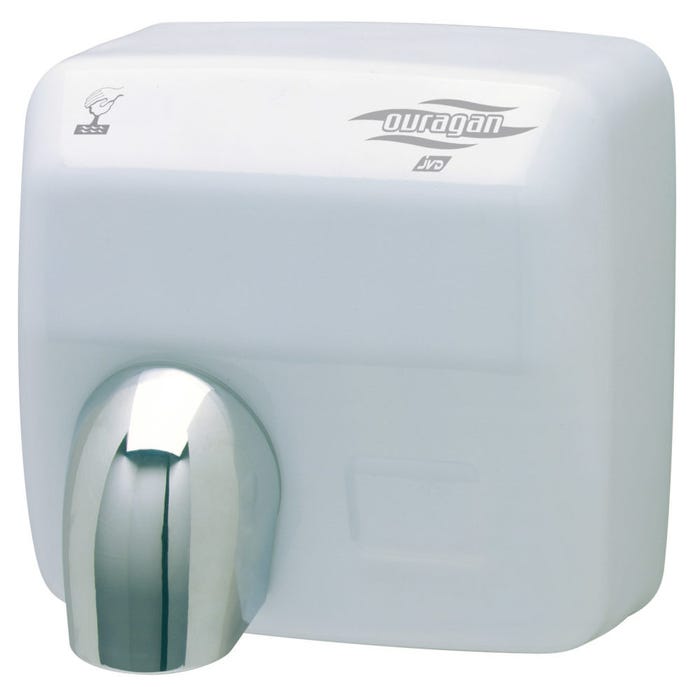 Sèche-mains automatique anti-vandalisme Ouragan 2450W JVD 0