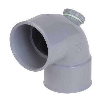 NICOLL - Tube d'évacuation - PVC gris - ép. 3 mm - Ø 40 mm - L. 2 m