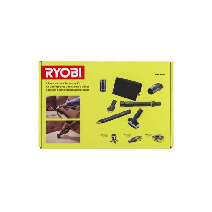 Kit 6 accessoires RYOBI pour nettoyage automobile - RAKVA04 0