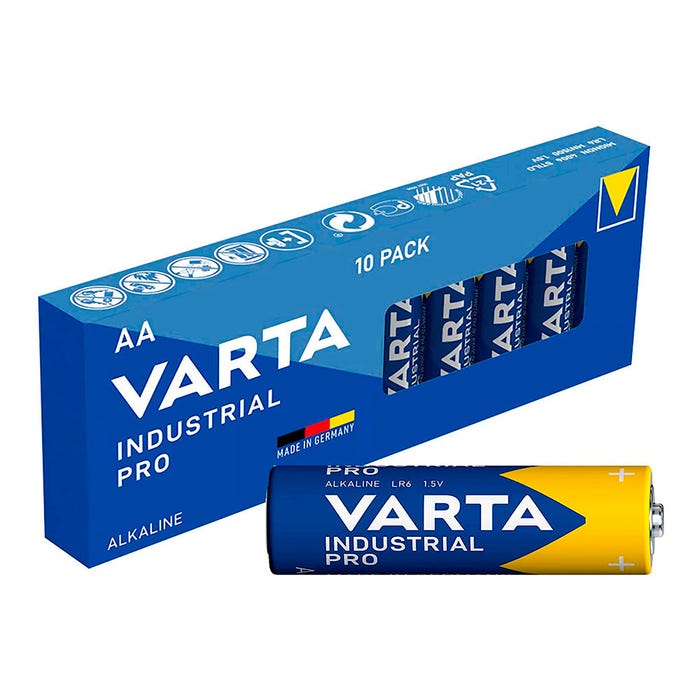 Pack de 200 Piles LR6 VARTA Industrial Pro 3