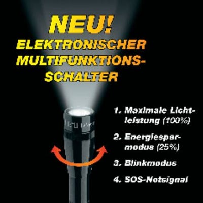 Lampe torche compacte Maglite LED SP2P 2 piles AA 16.7 cm - Noir