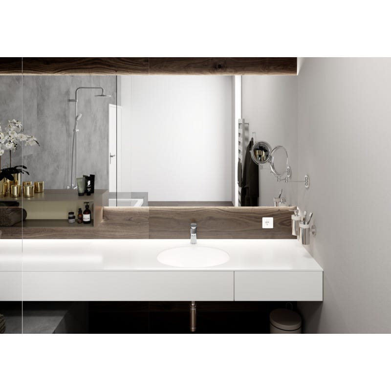 Hansgrohe Vernis Blend Mitigeur de lavabo ComfortZone 100 avec tirette et vidage métallique, Chrome (71559000) 3