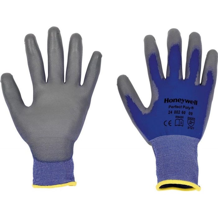 Gants PerfectPolySkin Taille 9 gris (Par 10) 0