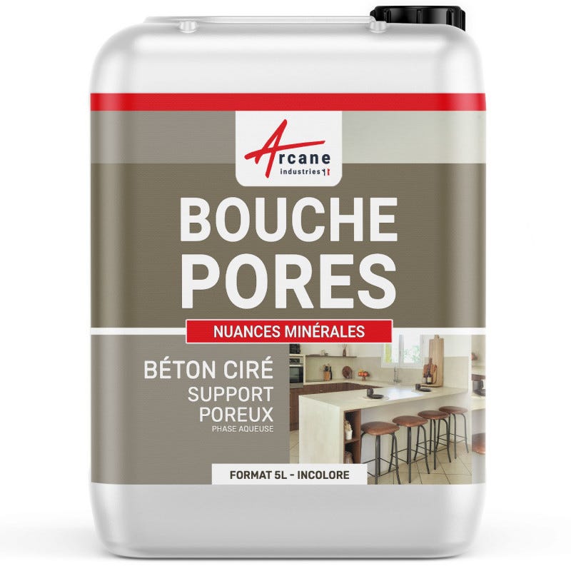 BOUCHE PORES POUR BETON CIRE - 200 ml - - ARCANE INDUSTRIES 4