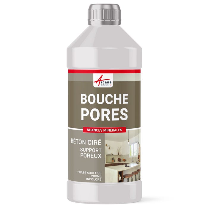BOUCHE PORES POUR BETON CIRE - 200 ml - - ARCANE INDUSTRIES 0