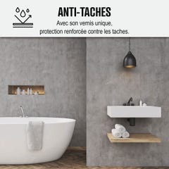 KIT BÉTON CIRÉ - MURS SALLE DE BAINS DOUCHE ITALIENNE Rosetto Marron Rose - 10 m² (en 2 couches) - ARCANE INDUSTRIES 8