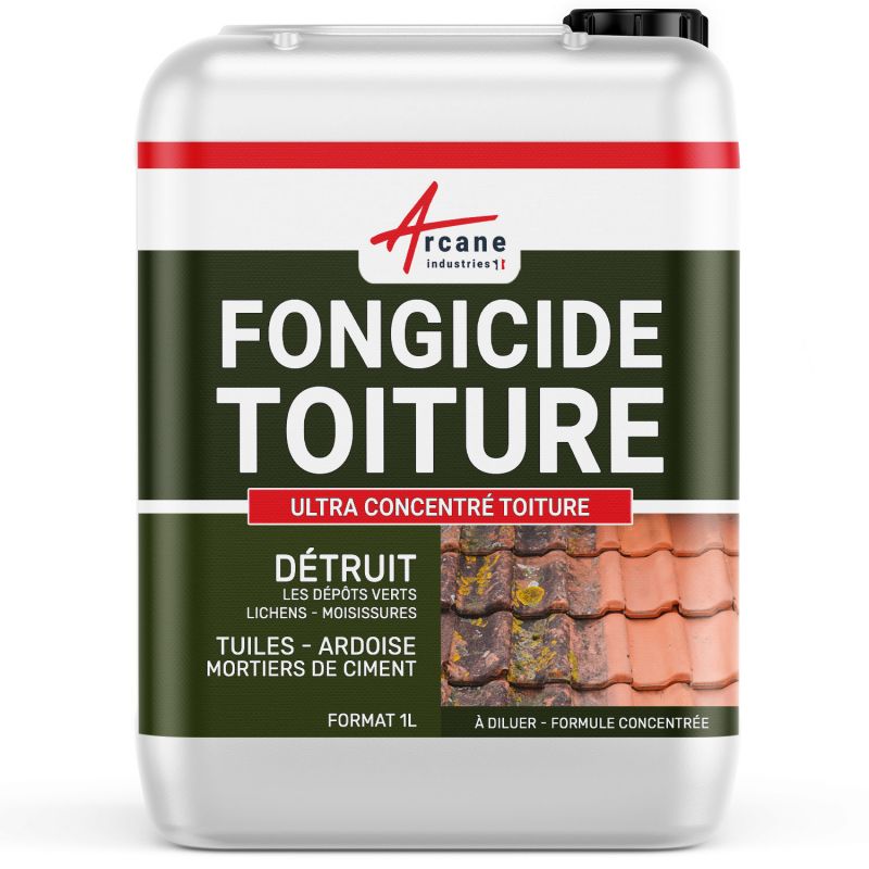 Fongicide Antimousse Concentré Pour Toiture - Anti-dépôt Vert Toiture ...