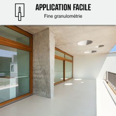 KIT BETON CIRE EXTERIEUR : Pour sol, mur, terrasse, balcon, escalier - 10 m² (en 2 couches) - Chinchilla Gris Beige - ARCANE INDUSTRIES 6