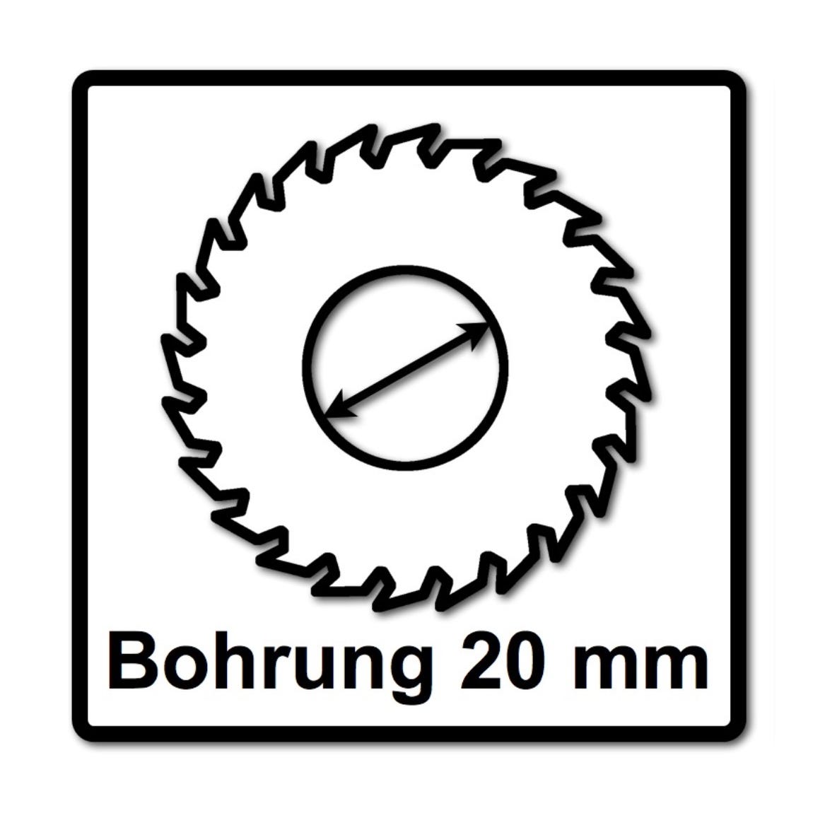 Bosch Lame de scie circulaire Expert pour bois 120 x 1,2 x 20 mm - 24 dents pour bois ( 2608644497 ) 2