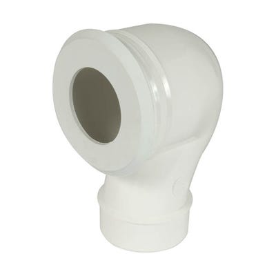 Pipe coudée wc Ø 100mm recoupable NICOLL CWP33 - Plomberie Online