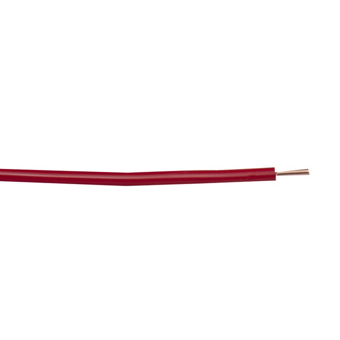 Fil d'alimentation électrique HO7V-U 2,5mm² Rouge - 10m - Zenitech 3