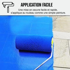 Peinture Carrelage cuisine, Salle de bain: ARCAPOXY CARRELAGE Gris Agathe - RAL 7038 - 2.5 kg (jusqu'à 25 m² en 2 couches) - ARCANE INDUSTRIES 8