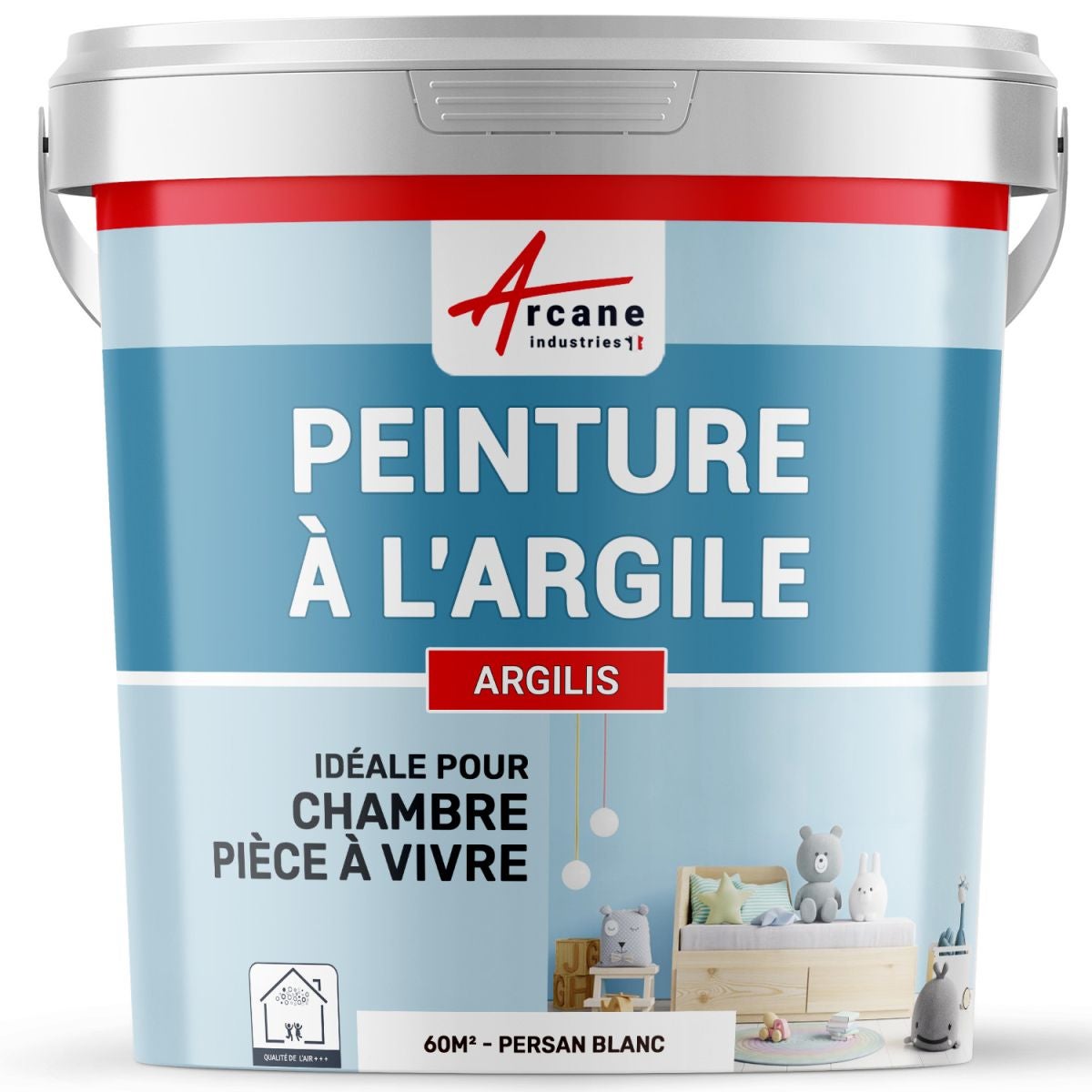 Peinture bleue  Peinture intérieure à 95% biosourcée