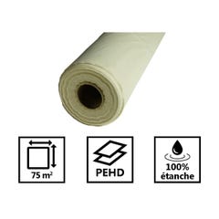 Bache peinture 3x25 m 50 microns Protection 75 m² Translucide 3x25 m Haute Qualité 1