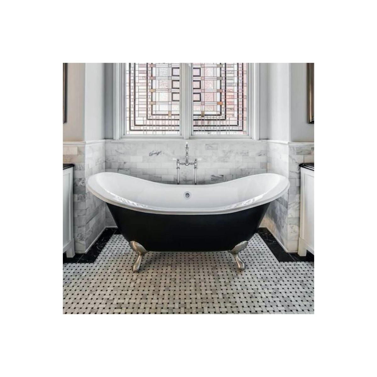 PEINTURE BAIGNOIRE LAVABO - Résine Époxy Pour Rénovation - 2.5 kg (jusqu'à 8 m² en 2 couches) - Blanc - RAL 9003 - ARCANE INDUSTRIES 4