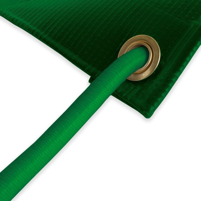 Sandow élastique Vert 20 mètres - Qualité PRO TECPLAST 9SW - Tendeur pour bâche de diamètre 9 mm 3