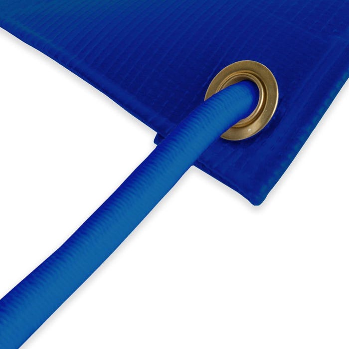 Sandow élastique Bleu 20 mètres - Qualité PRO TECPLAST 9SW - Tendeur pour bâche de diamètre 9 mm 3