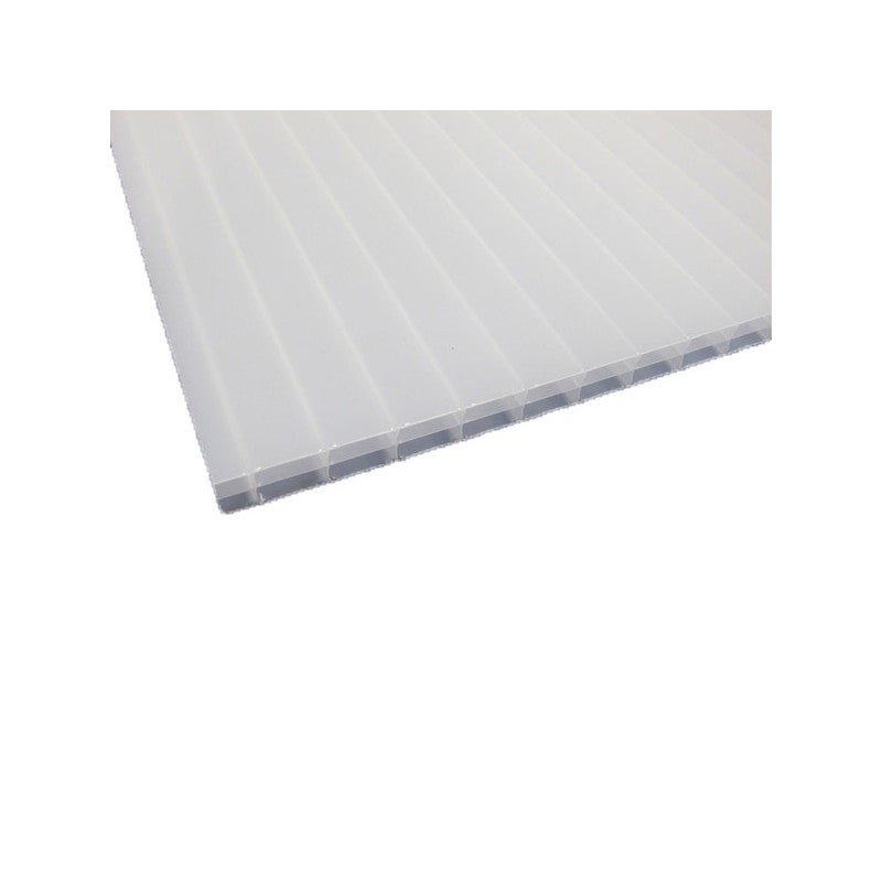 Plaque polycarbonate alvéolaire 16mm Clair, E : 16 mm, l : 98 cm, L : 3 m