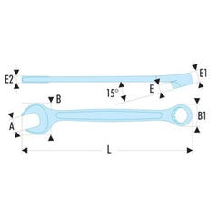 FACOM - Clé mixte OGV 26mm - 44026 6