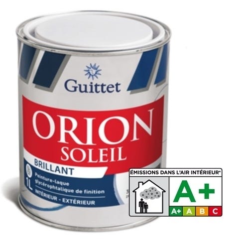 Orion soleil brillant blanc 1l - peinture-laque glycérophtalique de finition - guittet 0