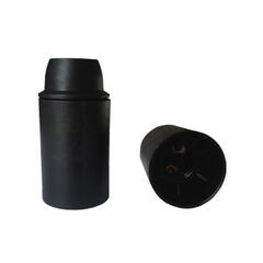 Douille E14 Thermoplastique Lisse Noir - Zenitech 3