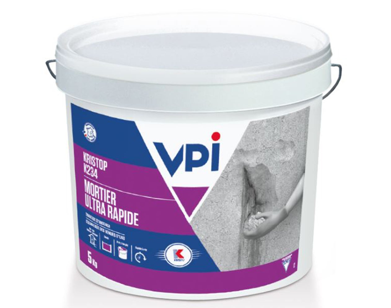 Mortier De Colmatage Kristop Pot 5kg K234 Vpi Vicat, Destination ...