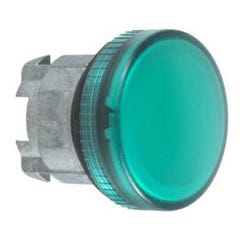 tête - pour voyant à led - vert - schneider zb4bv033 2