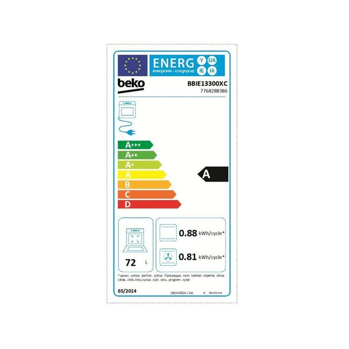 Fours encastrables BEKO, BBIE13300XC 1