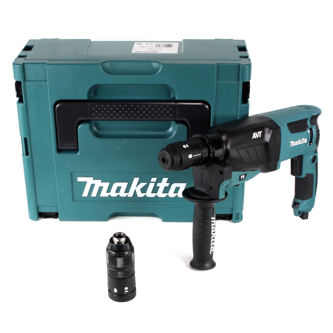 Makita - Perforateur burineur SDS-Plus 780W 2.4J livré en coffret alu + kit  d'accessoires HR2470TX1 - Distriartisan