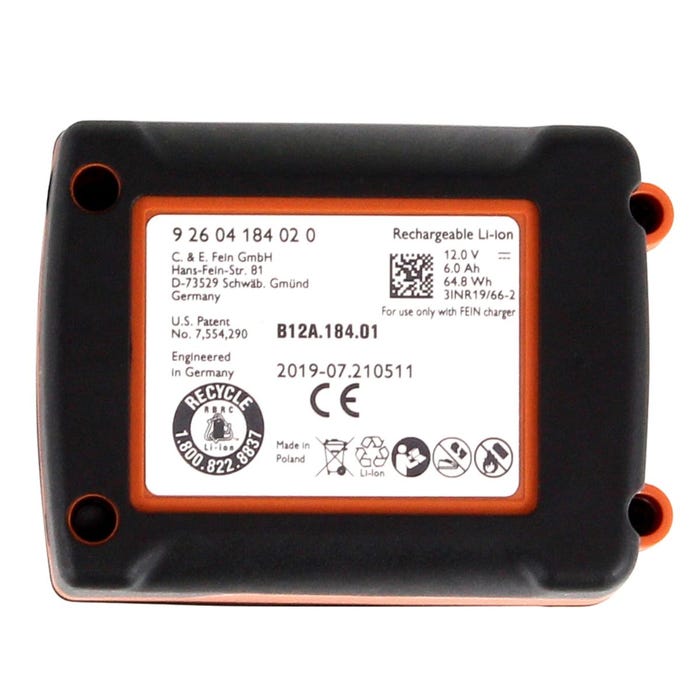 FEIN Pack Batterie 12V 6,0Ah + Affichage LED ( 92604184020 ) 2