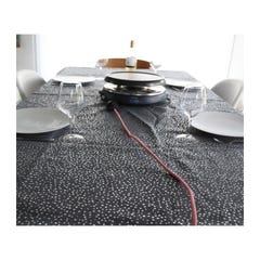 CHACON Prolongateur textile 5m 3x1,5m2 textile cable & noire fiche plate rouge/blanc 2