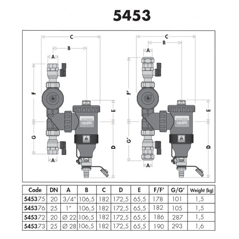 Pot de décantation DIRTMAGPLUS - DIRTMAGPLUS 3/4" 1