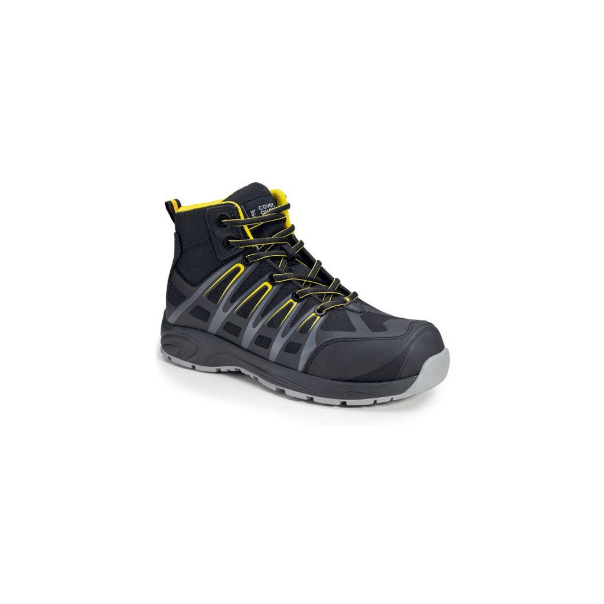 Chaussures de sécurité hautes ALUNI S3 noir et jaune - Coverguard - Taille 39 0